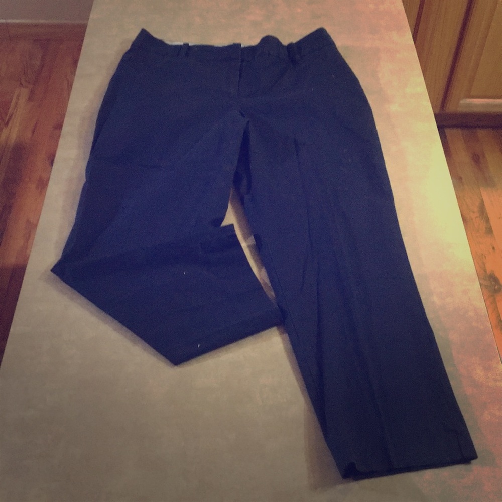 Size 6 Talbots navy blue dress pants